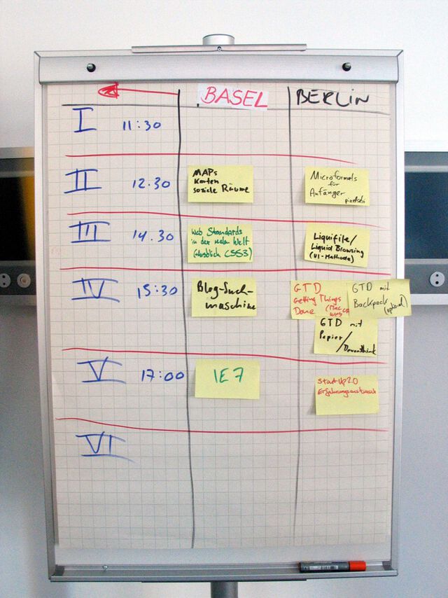 BarCampBerlin: Planung