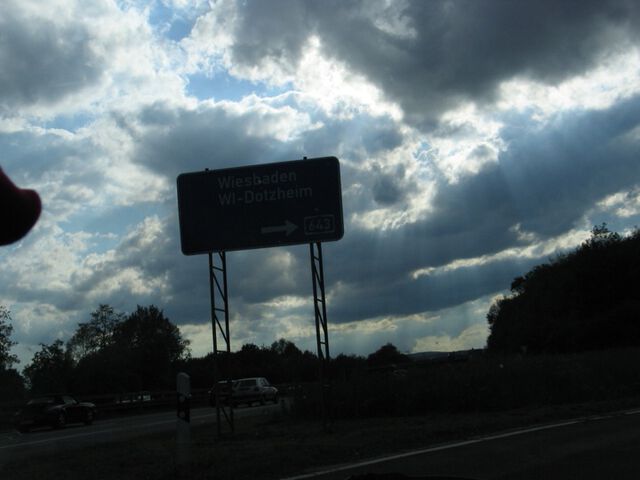 Der Himmel über der Autobahn III