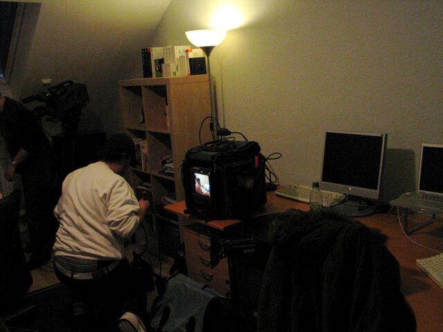 Das Fernsehen in unserem Büro