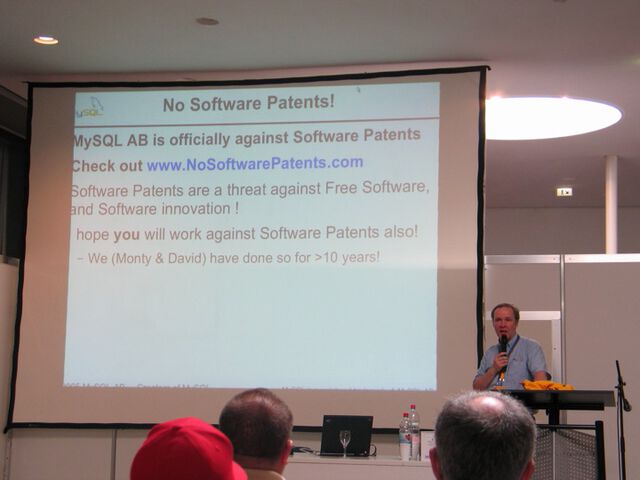 MySQL gegen Softwarepatente