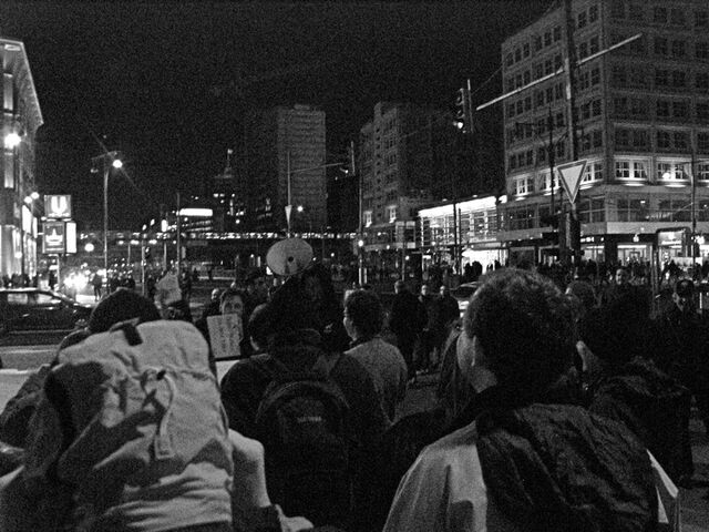 Demo gegen Vorratsdatenspeicherung beim 24C3