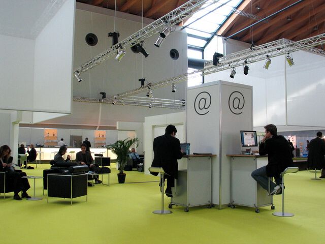 Learntec 2008 in Karlsruhe - Internet-Lounge