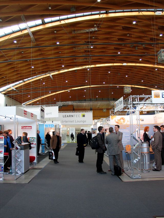 Learntec 2008 in Karlsruhe - Andrang am ersten Tag