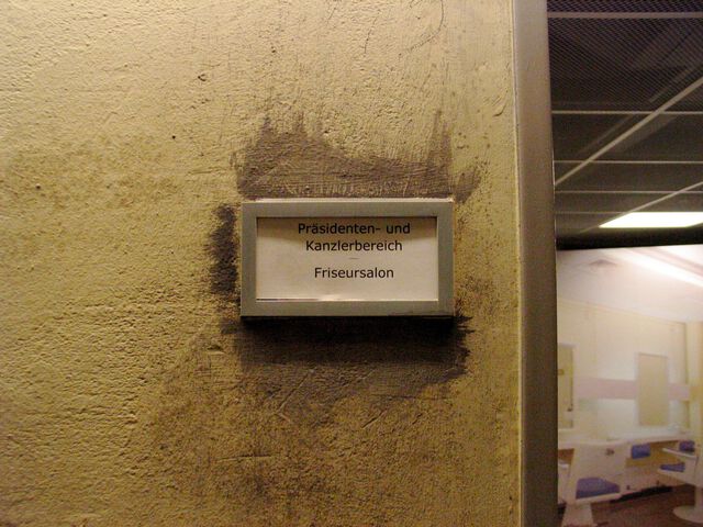 Regierungsbunker: Friseursalon