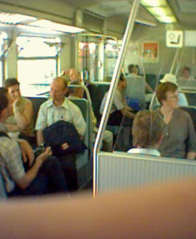 Verhärmte in der S-Bahn