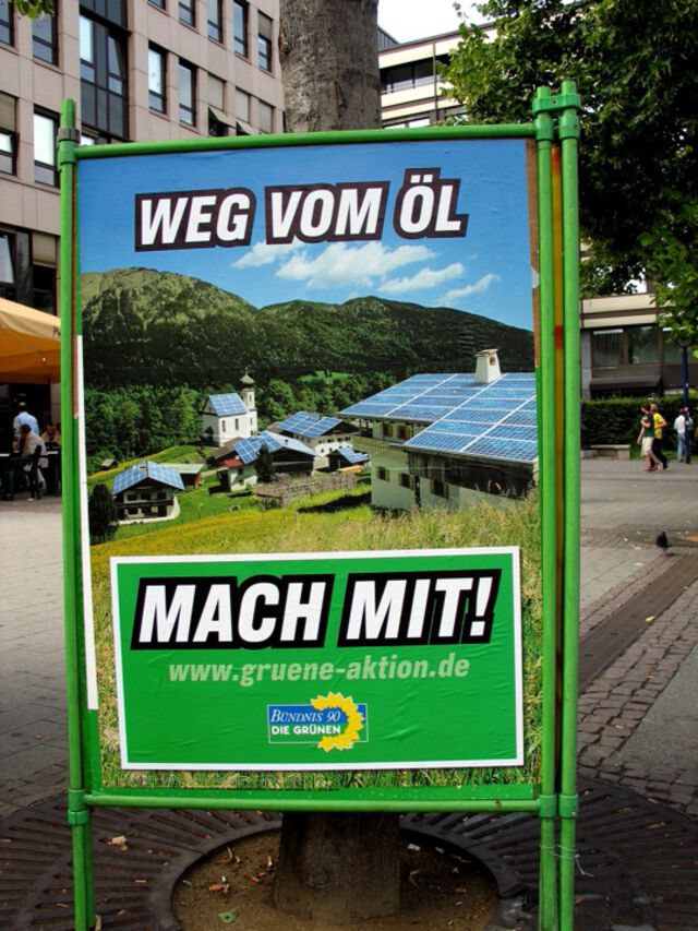 Weg vom Öl.