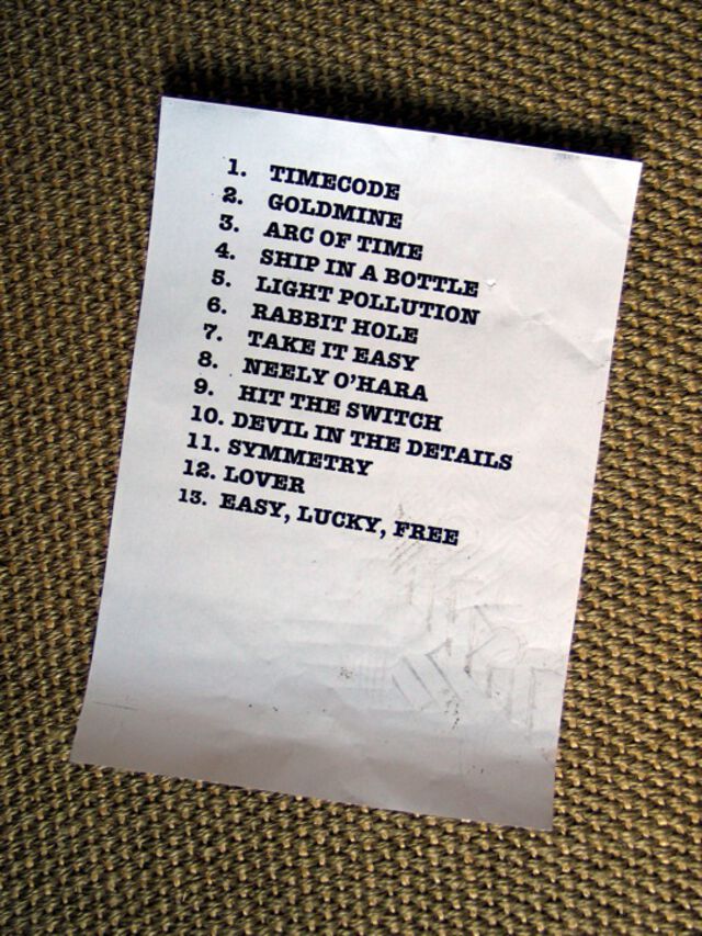 Bright Eyes - Setlist