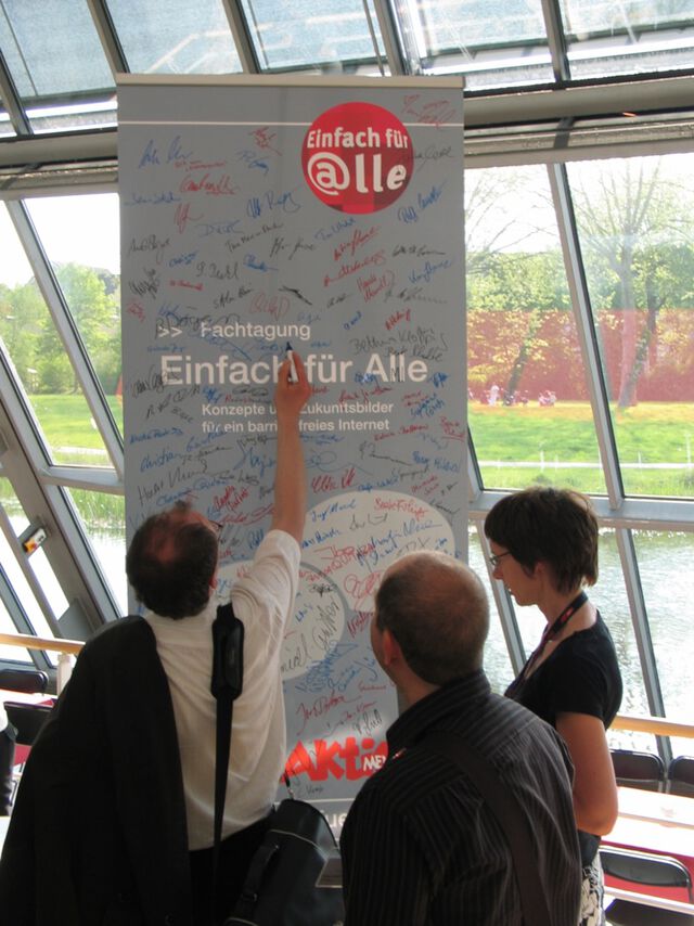 EfA-Tagung - Autogrammstunde