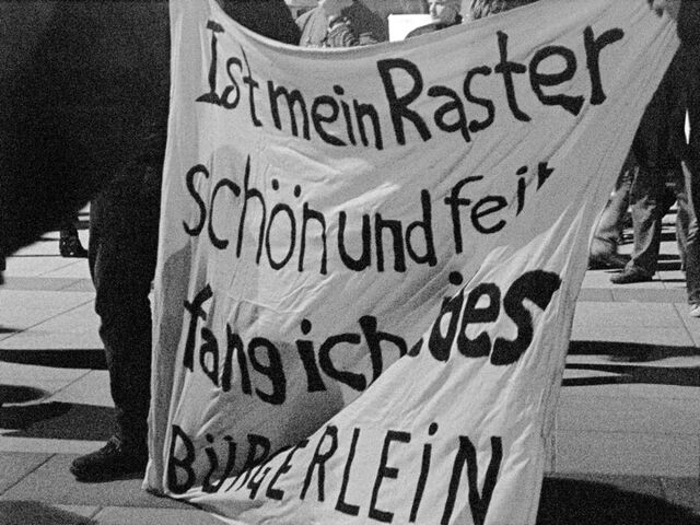 Demo gegen Vorratsdatenspeicherung beim 24C3