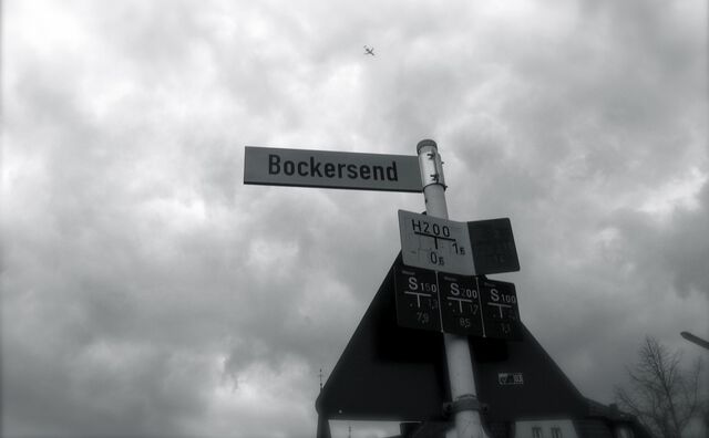 Bockersend und Flugzeug