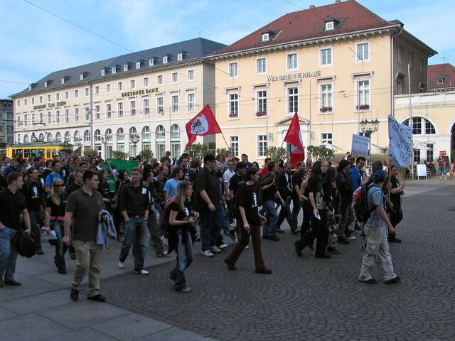 ifng Karlsruhe 5.6.09 - Kundgebung Marktplatz