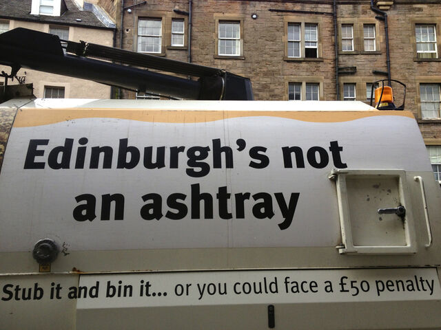 Not an ashtray!