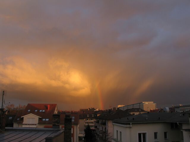 Der Himmel über Karlsruhe