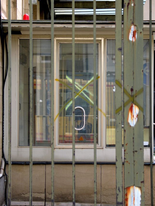 Altes Postamt in Karlsruhe - Geschlossen