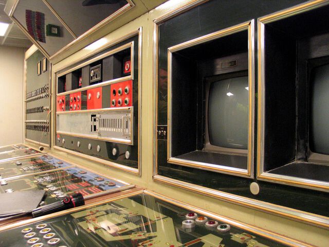 Regierungsbunker: Schaltpult