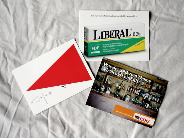 Postkartenwahlkampf