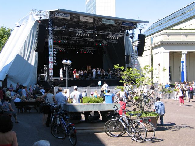 Stadtgeburtstag: Bühne am Festplatz
