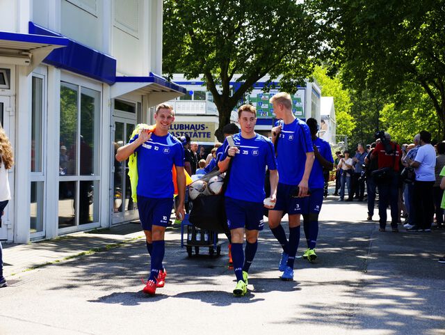 Trainingsauftakt beim KSC