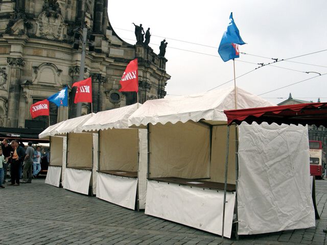 Wahlkampf der PDS in Dresden