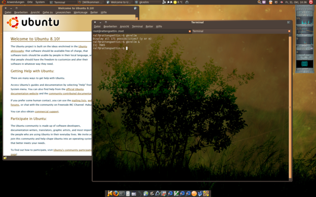 Ubuntu 8.10 Intrepid Ibex