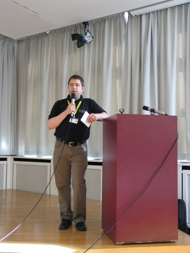 Barcamp Stuttgart - Cheforganisator eröffnet