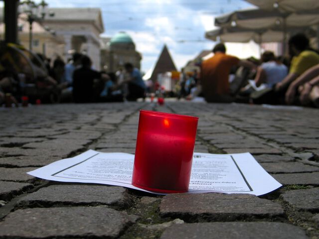 »Löschen statt Sperren« - Zensursula-Demo in Karlsruhe