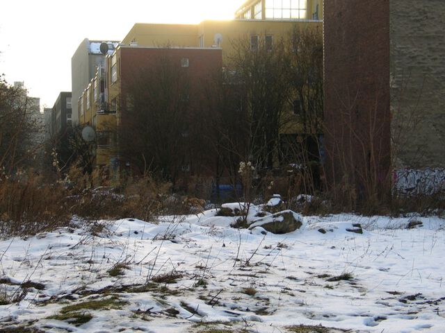 Neue Mitte im Schnee
