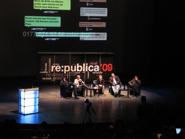 re:publica 09 - Abgesang von den alten Medien