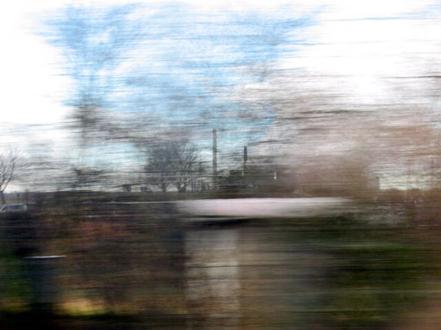 On a train