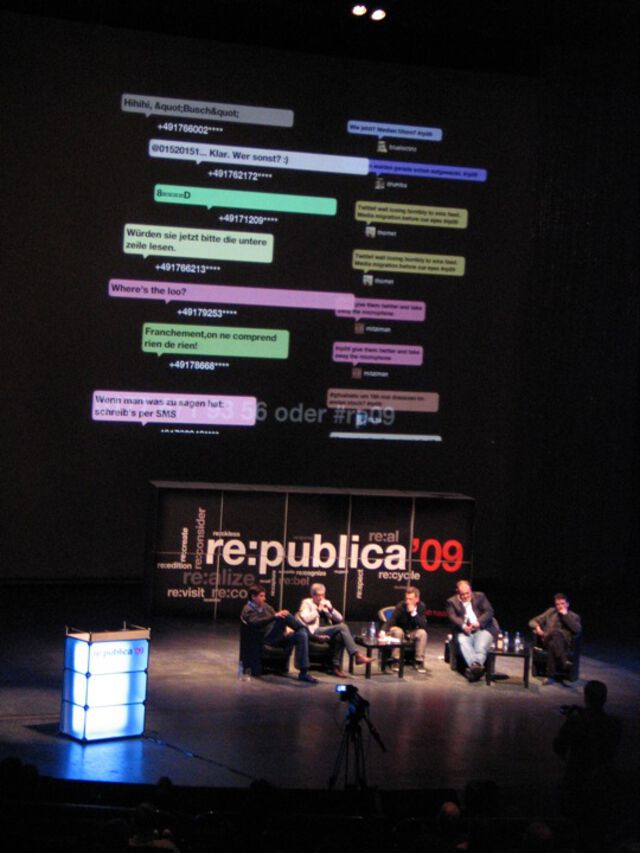 re:publica 09 - Abgesang von den alten Medien