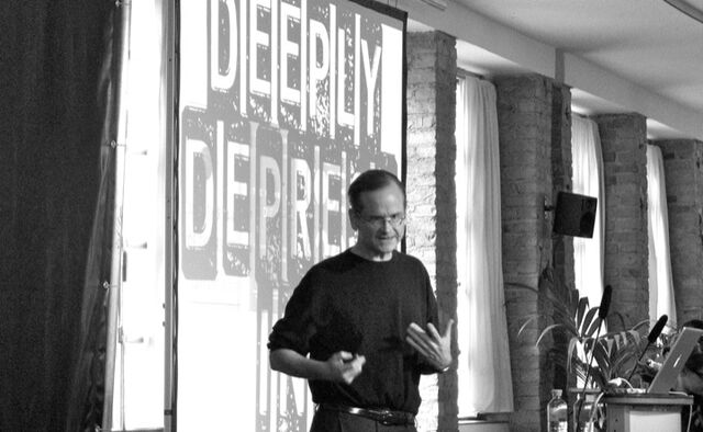 re:publica 09 - Lawrence Lessig deeply depressed