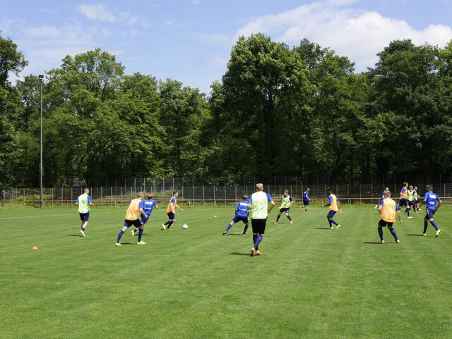 Trainingsauftakt beim KSC