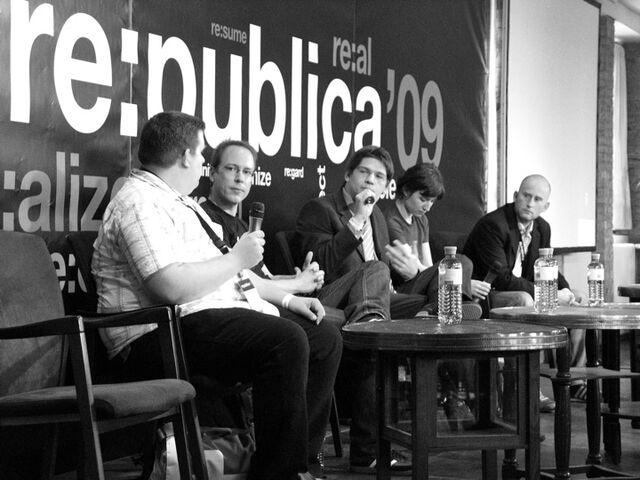 re:publica 09 - Panel zu »Politik und Netz«