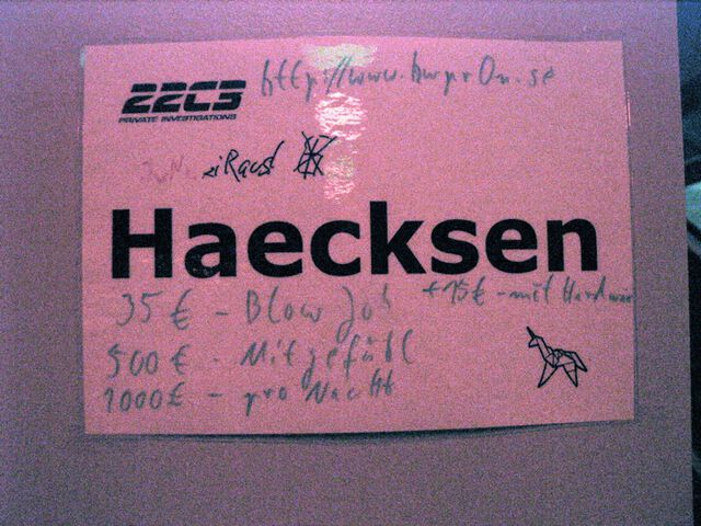 Haecksen-Schild