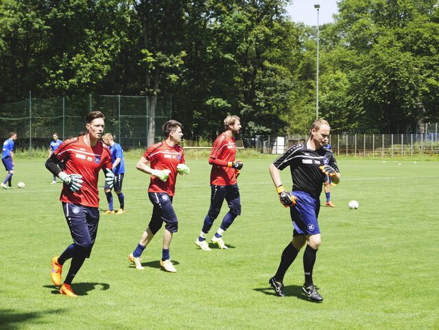 Trainingsauftakt beim KSC