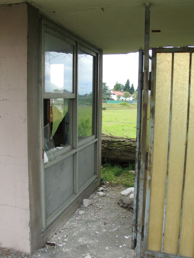Blick durch den Eingang