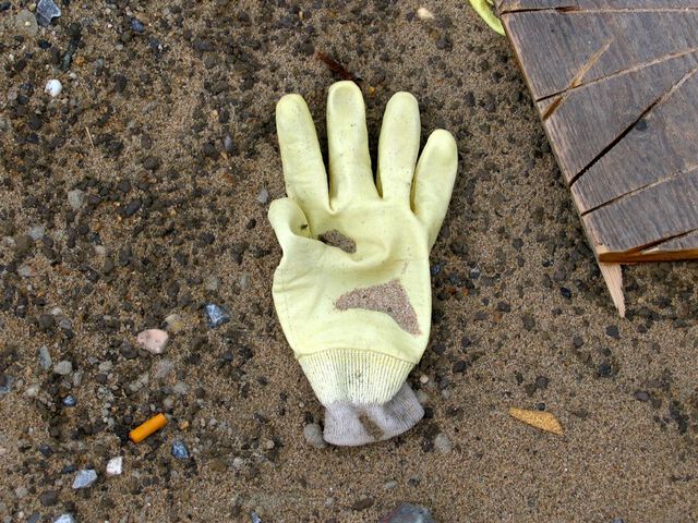 Abgerissene Hand