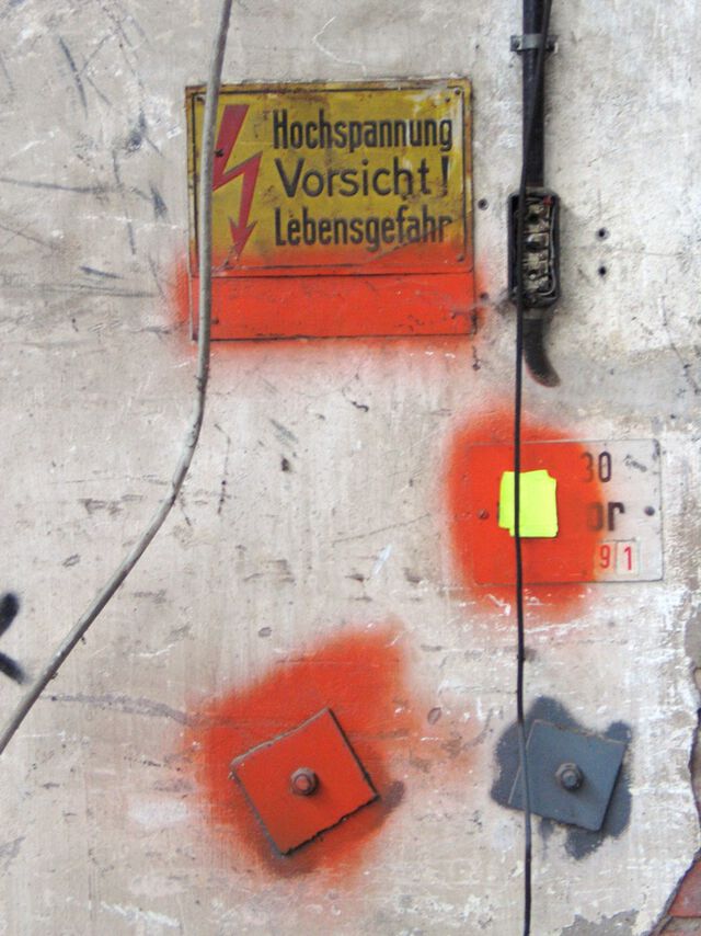 Vorsicht!