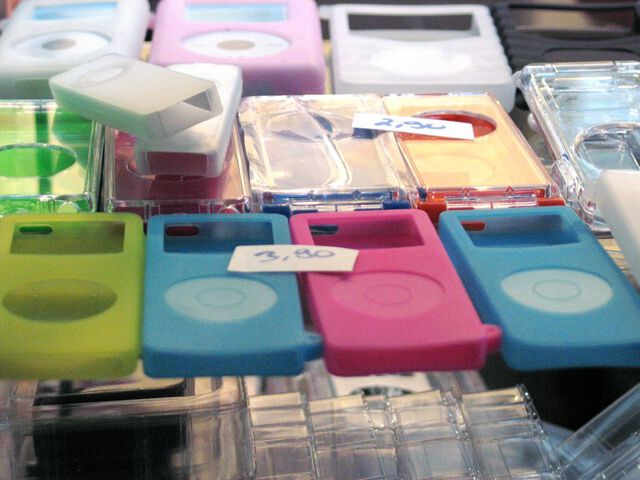 MacExpo 2006: Bunte iPod-Nano-Hüllen
