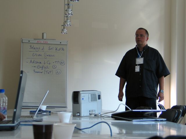 BarCampBerlin: Oliver Gassner verrät die Geheimnisse des Pro-Bloggen