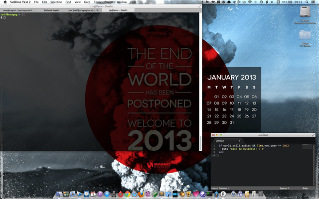 Desktop January 2013 - Sublime changes