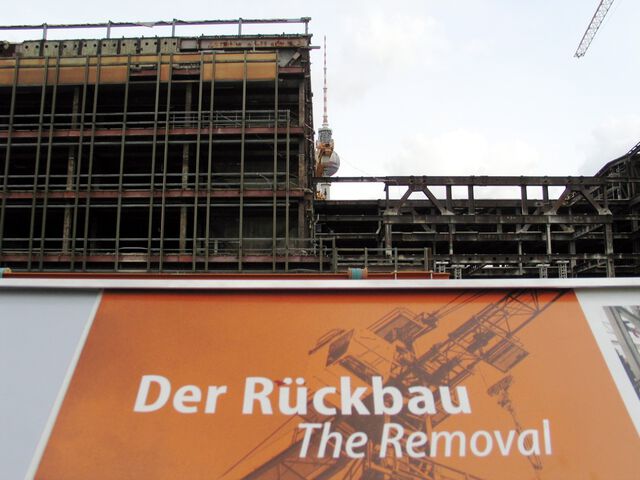 Der Rückbau